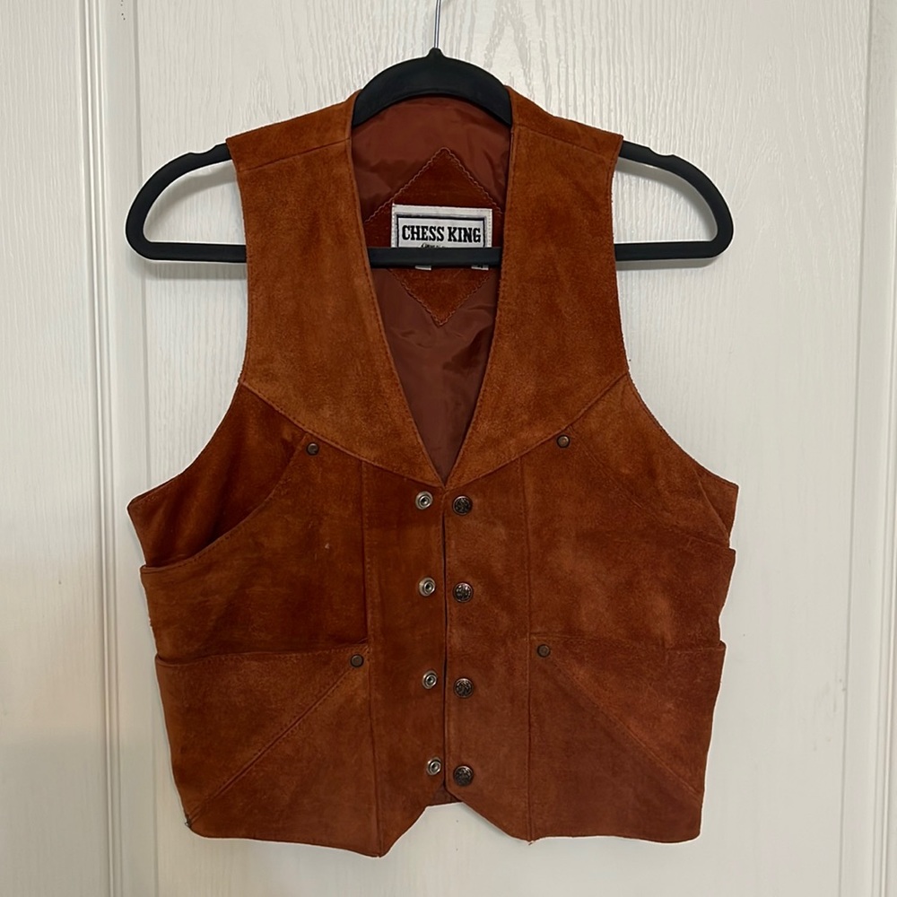 Vintage leather vest